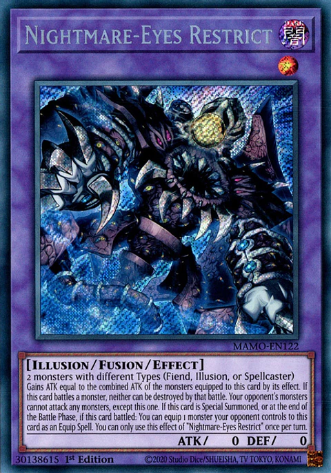 Nightmare-Eyes Restrict - MAMO-EN122 - Secret Rare