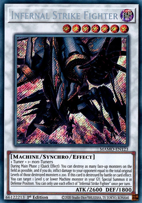 Infernal Strike Fighter - MAMO-EN123 - Secret Rare