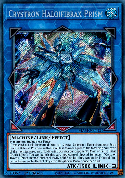 Crystron Halqifibrax Prism - MAMO-EN126 - Secret Rare