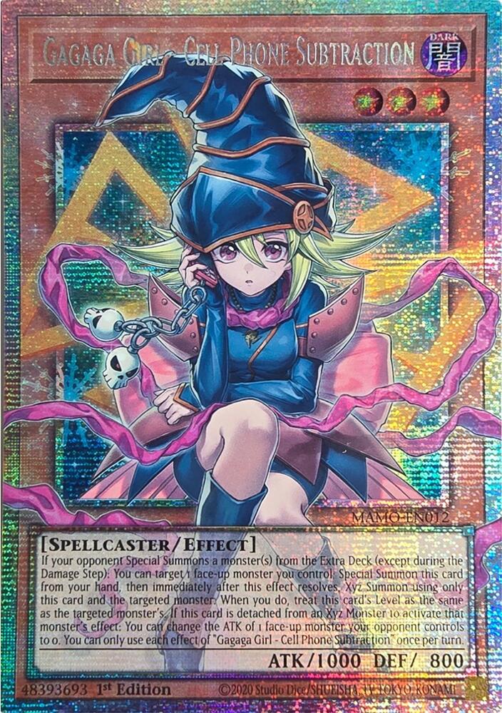 Gagaga Girl - Cell Phone Subtraction - MAMO-EN012 - Starlight Rare (Extended Art) 1