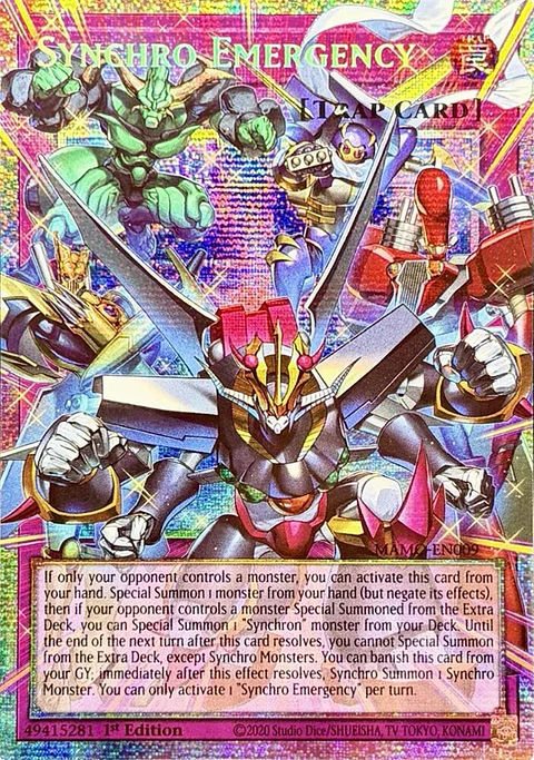 Synchro Emergency - MAMO-EN009 - Starlight Rare (Extended Art)