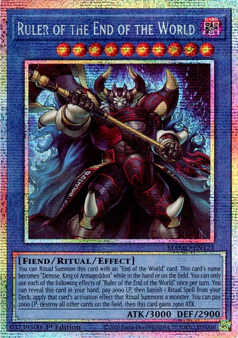 Ruler of the End of the World - MAMO-EN121 - Starlight Rare