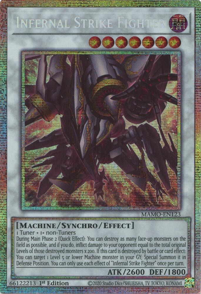 Infernal Strike Fighter - MAMO-EN123 - Starlight Rare 1