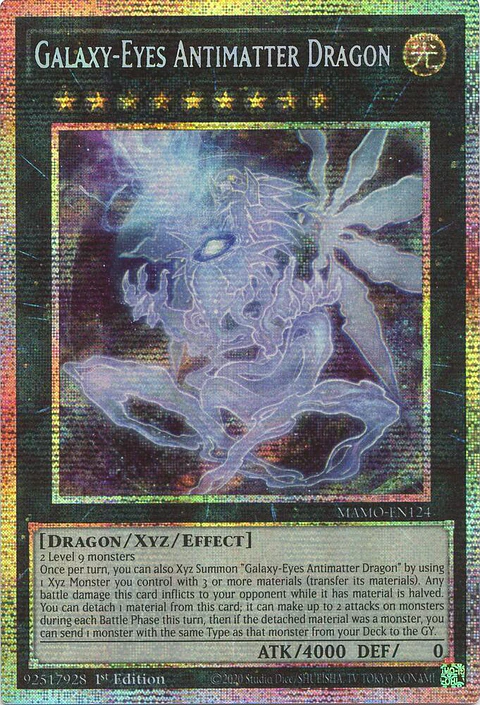 Galaxy-Eyes Antimatter Dragon - MAMO-EN124 - Starlight Rare
