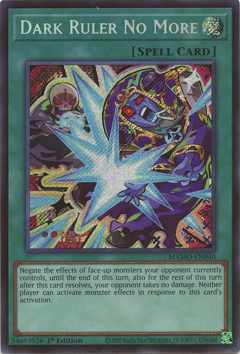 Dark Ruler No More - MAMO-EN040 - Secret Rare