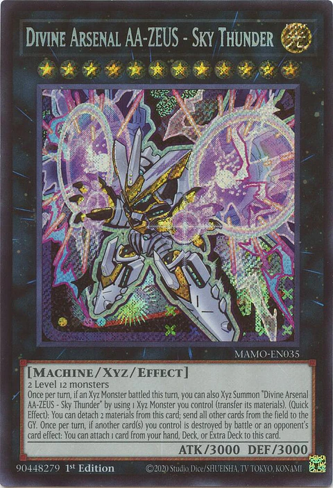 Divine Arsenal AA-ZEUS - Sky Thunder - MAMO-EN035 - Secret Rare