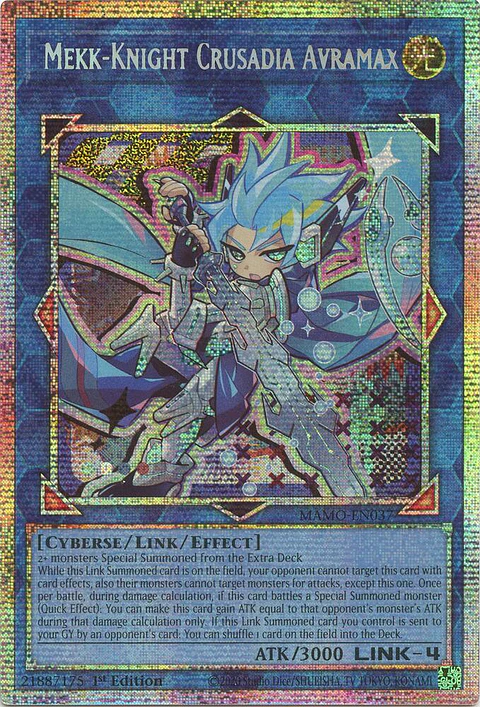 Mekk-Knight Crusadia Avramax - MAMO-EN037 - Starlight Rare