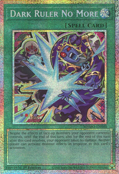 Dark Ruler No More - MAMO-EN040 - Starlight Rare