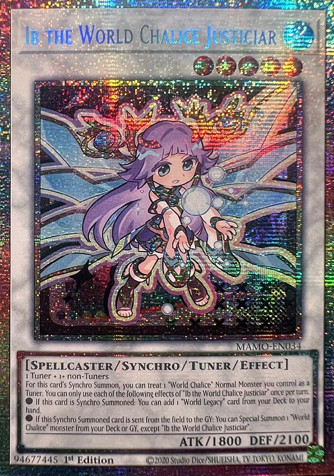 Ib the World Chalice Justiciar - MAMO-EN034 - Starlight Rare