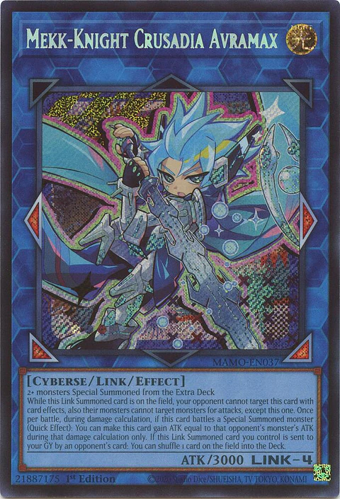 Mekk-Knight Crusadia Avramax - MAMO-EN037 - Secret Rare