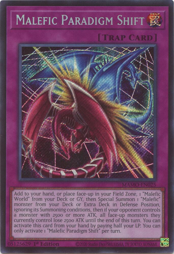 Malefic Paradigm Shift - MAMO-EN025 - Secret Rare 1