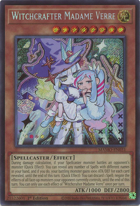 Witchcrafter Madame Verre - MAMO-EN031 - Secret Rare