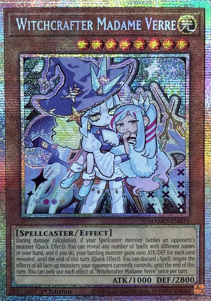 Witchcrafter Madame Verre - MAMO-EN031 - Starlight Rare 1