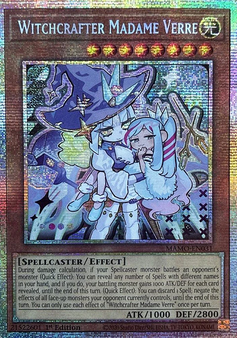 Witchcrafter Madame Verre - MAMO-EN031 - Starlight Rare
