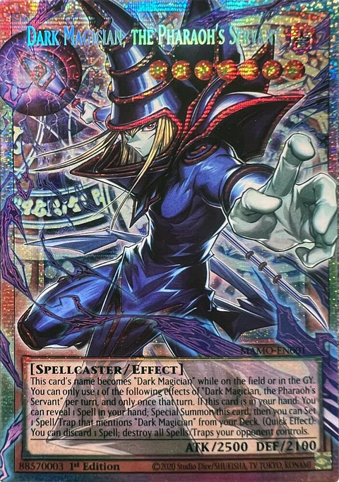 Dark Magician, the Pharaoh's Servant - MAMO-EN001 - Starlight Rare (Extended Art)