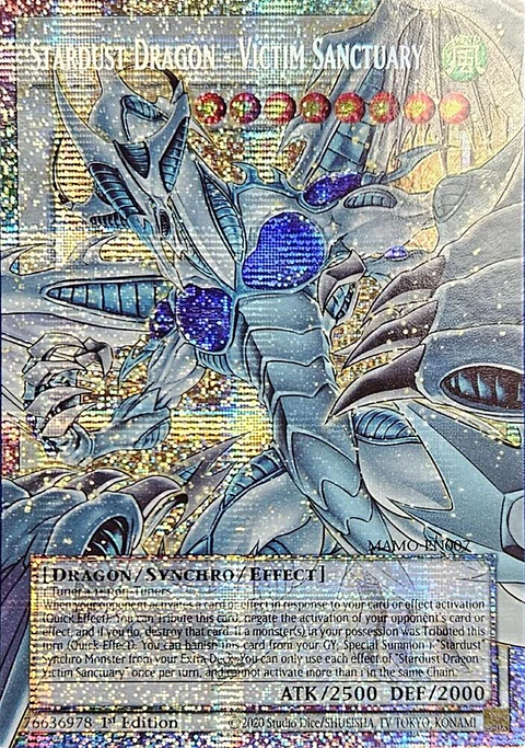 Stardust Dragon - Victim Sanctuary - MAMO-EN007 - Starlight Rare (Extended Art)