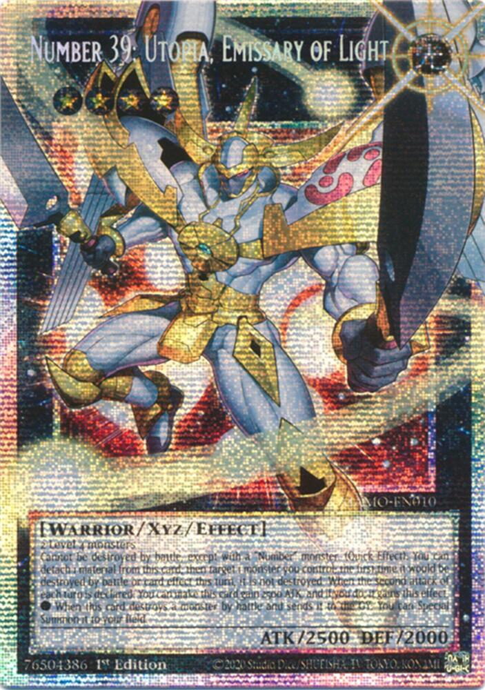 Number 39: Utopia, Emissary of Light - MAMO-EN010 - Starlight Rare (Extended Art) 1