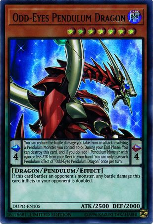 Odd-Eyes Pendulum Dragon - DUPO-EN105 - Ultra Rare 1