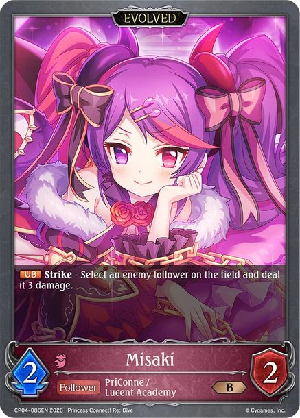 Misaki (Evolved) - CP04-086EN - Bronze 1