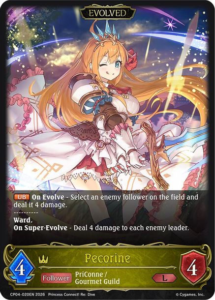 Pecorine (Evolved) - CP04-020EN - Legendary 1