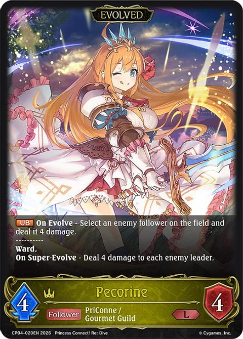Pecorine (Evolved) - CP04-020EN - Legendary