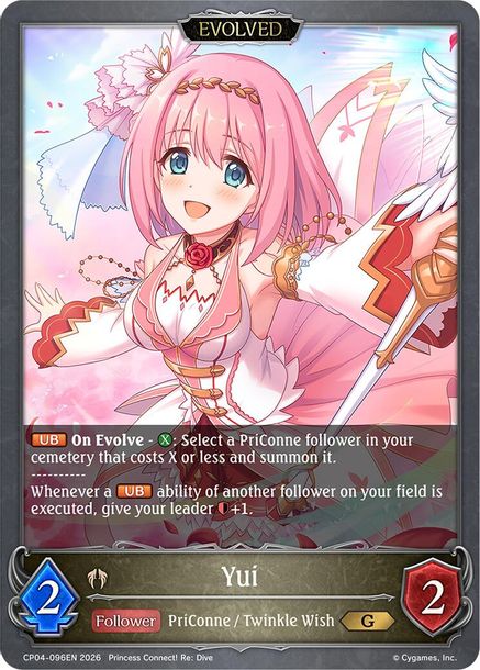 Yui (Evolved) - CP04-096EN - Gold 1
