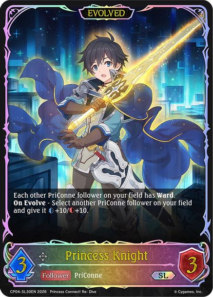 Princess Knight (Evolved) (SL) - CP04-SL30EN - Super Legendary 1