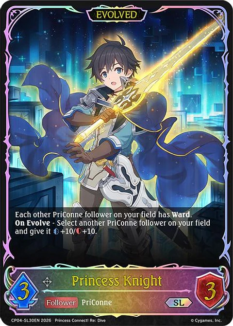 Princess Knight (Evolved) (SL) - CP04-SL30EN - Super Legendary