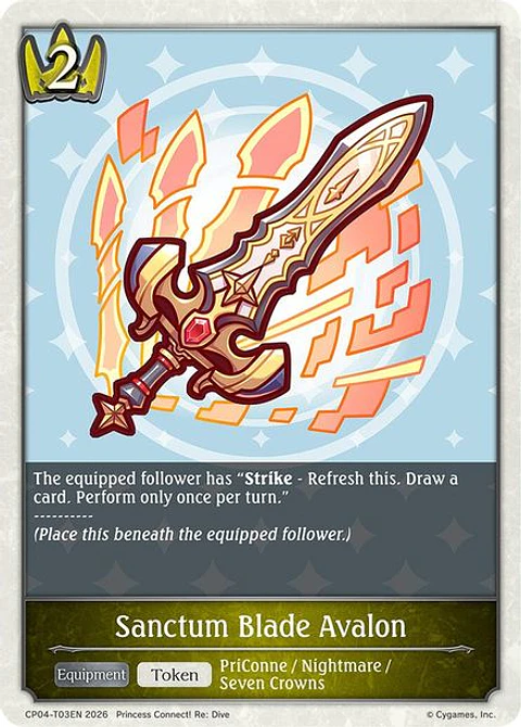 Sanctum Blade Avalon - CP04-T03EN