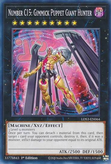 Number C15: Gimmick Puppet Giant Hunter - LDS3-EN064 - Common  1