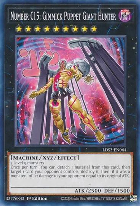 Number C15: Gimmick Puppet Giant Hunter - LDS3-EN064 - Common 