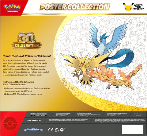 Pokémon - 30th Anniversary Celebration: Poster Collection
