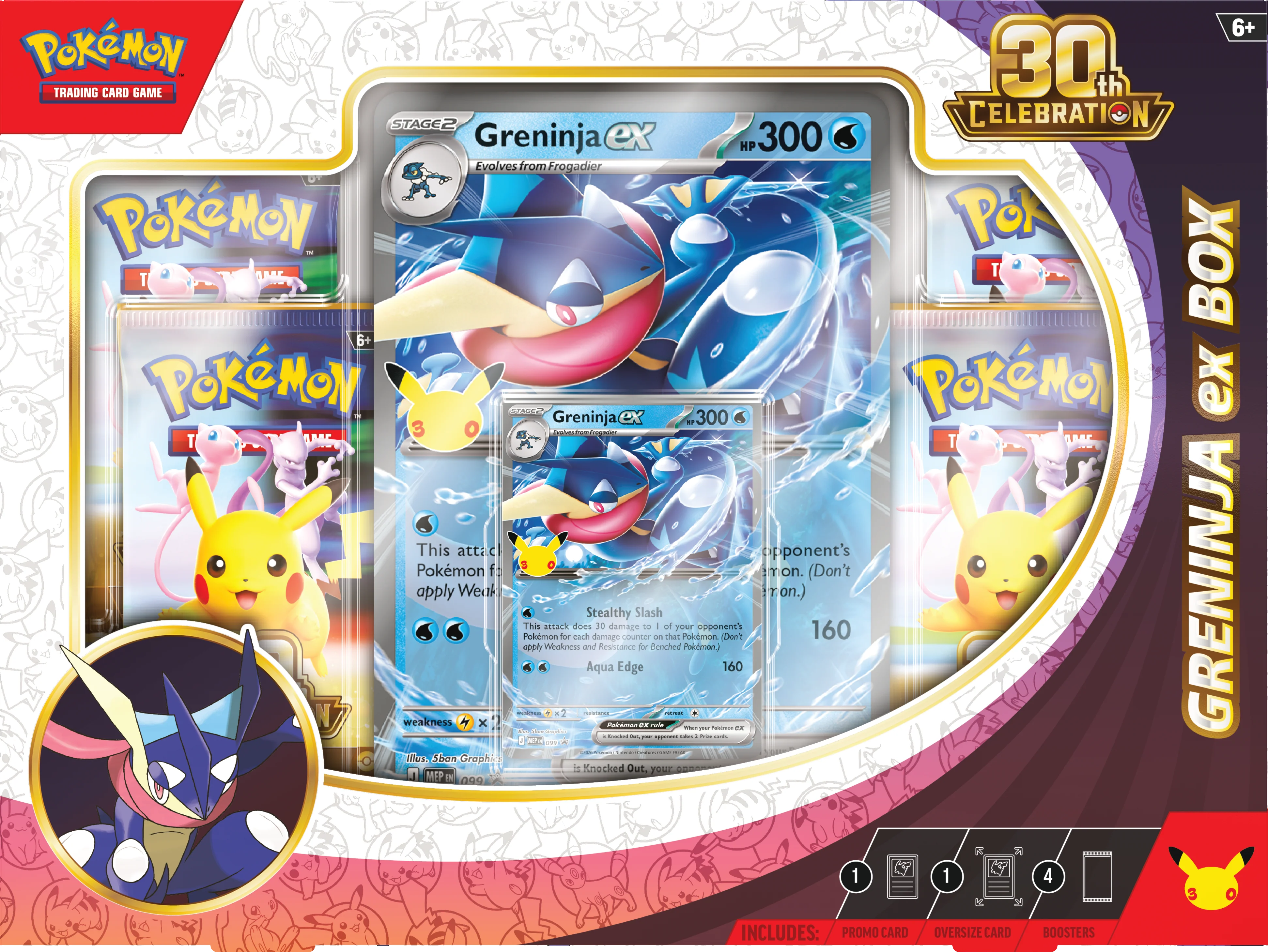 Pokémon TCG - 30th Celebration - Greninja EX Box 1