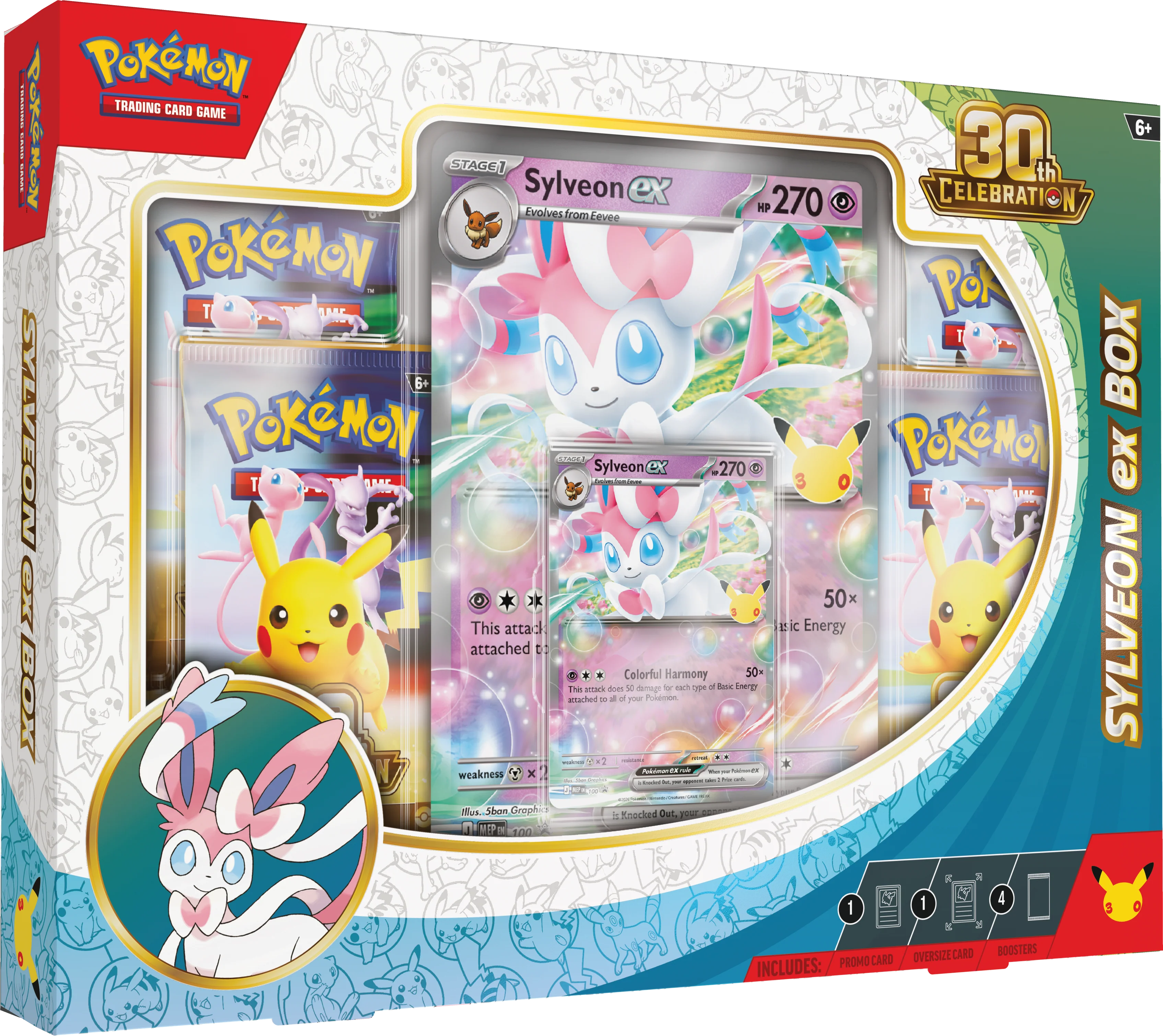 Pokémon TCG - 30th Celebration - Sylveon EX Box 1