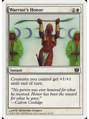 Warrior's Honor - 9TH - C 
