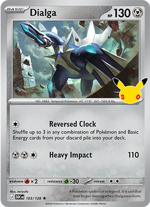 Dialga - 30C-103-H - Rare