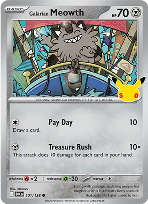 Galarian Meowth - 30C-101-H - Common