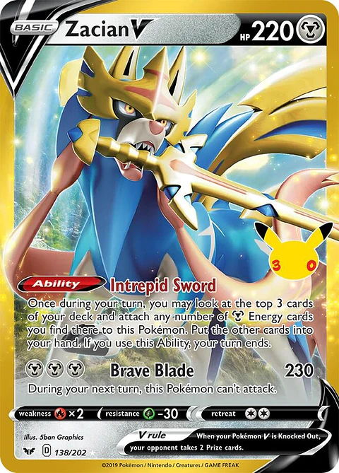 Zacian V - 30CC-028-H - Classic Collection