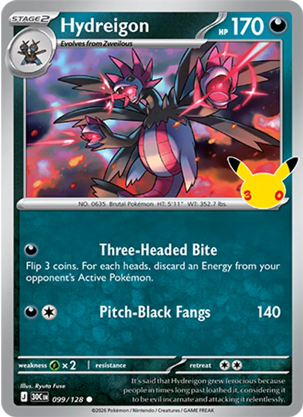 Hydreigon - 30C-099-H - Common 1