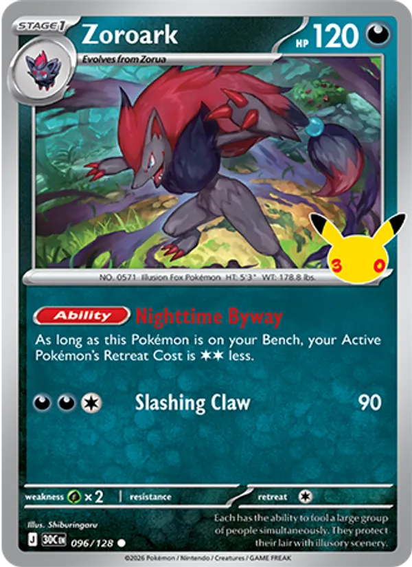 Zoroark - 30C-096-H - Common 1