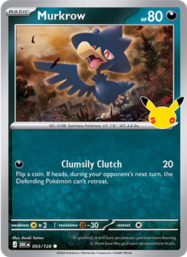 Murkrow - 30C-093-H - Common 1