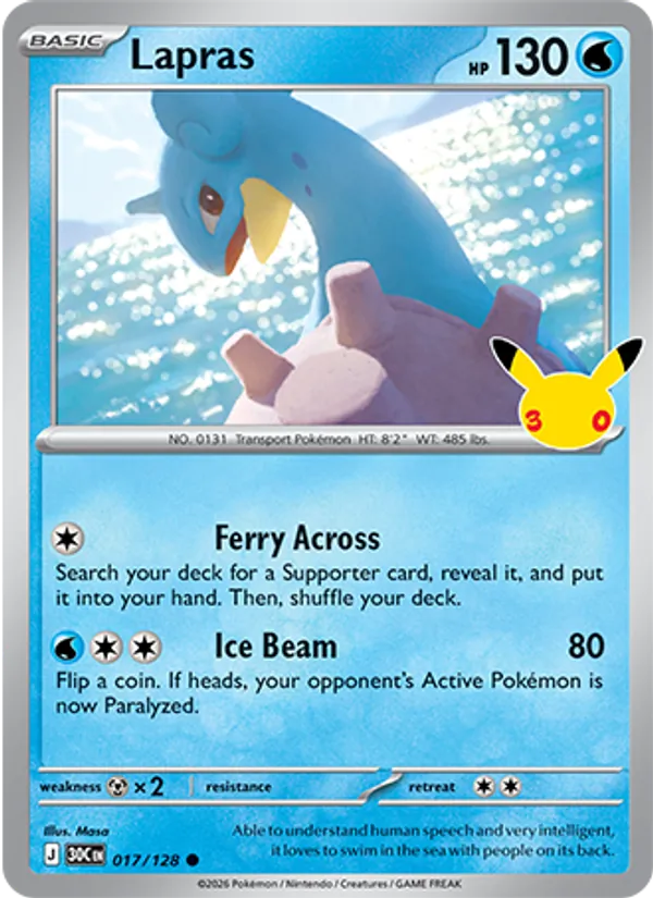 Lapras - 30C-017-H - Common 1