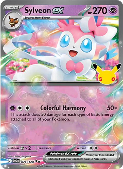 Sylveon ex - 30C-071-H - Double Rare