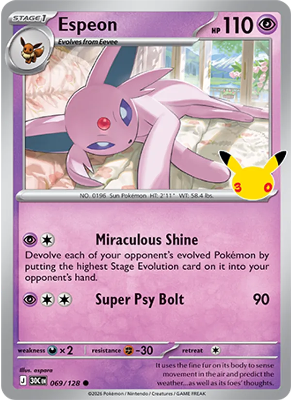 Espeon - 30C-069-H - Common 1