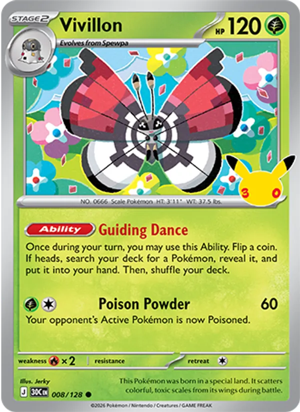 Vivillon - 30C-008-H - Common 1