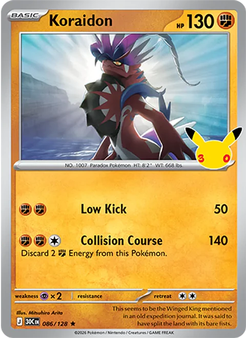 Koraidon - 30C-086-H - Rare