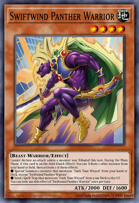 Swiftwind Panther Warrior - BETB-EN001 - Starlight Rare