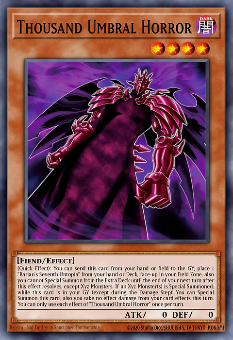 Thousand Umbral Horror - BETB-EN008 - Super Rare