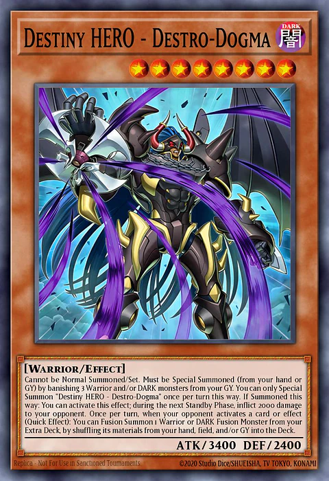 Destiny HERO - Destro-Dogma - BETB-EN021 - Starlight Rare