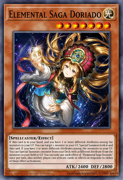 Elemental Saga Doriado - BETB-EN028 - Starlight Rare (Extended Art)